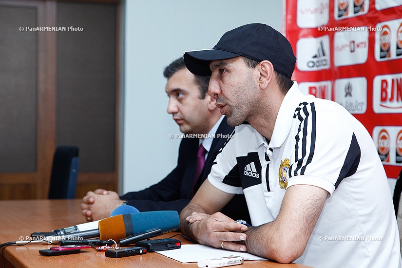 Pre-match press conference of Rafael Nazaryan, head coach of the Armenia national youth football team 