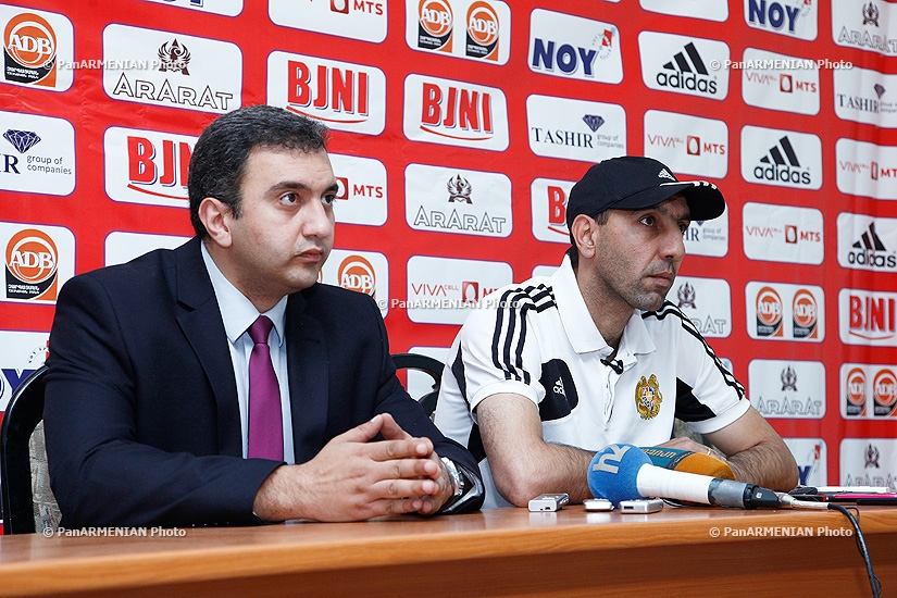 Предматчевая пресс конференция главного тренера молодежной сборной Армении Рафаэля Назаряна