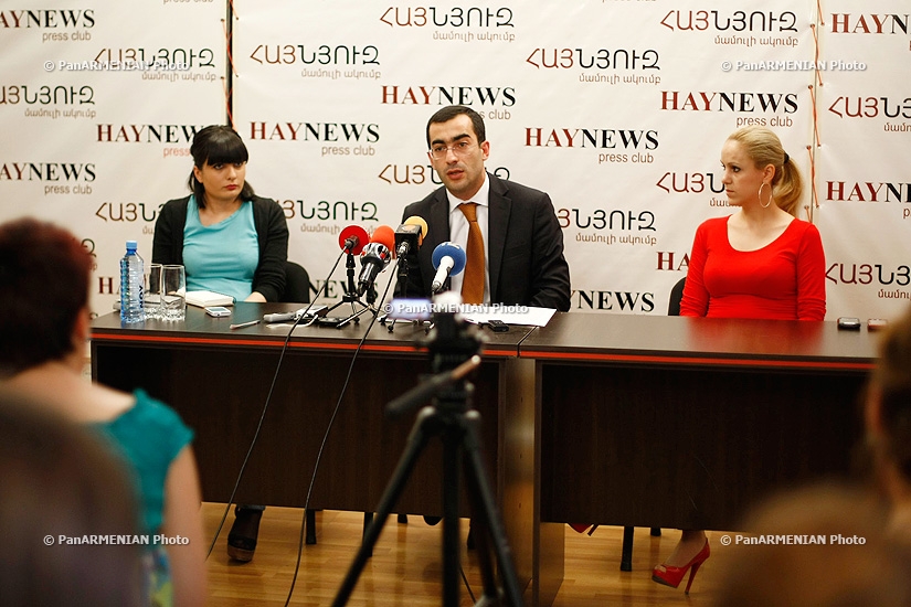 Press conference of Deputy Minister of Agriculture Robert Makaryan