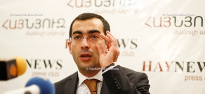 Press conference of Deputy Minister of Agriculture Robert Makaryan