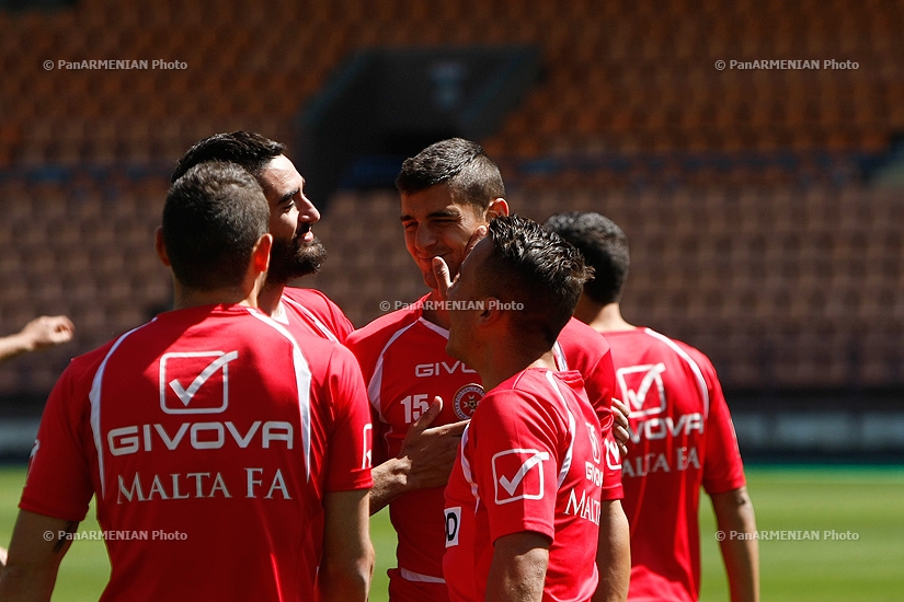 Open trainingof Malta national football team 