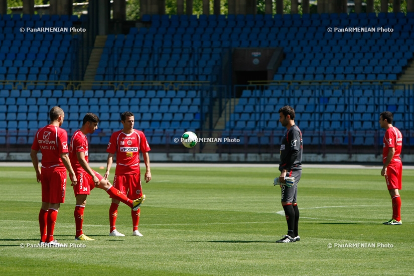 Open trainingof Malta national football team 