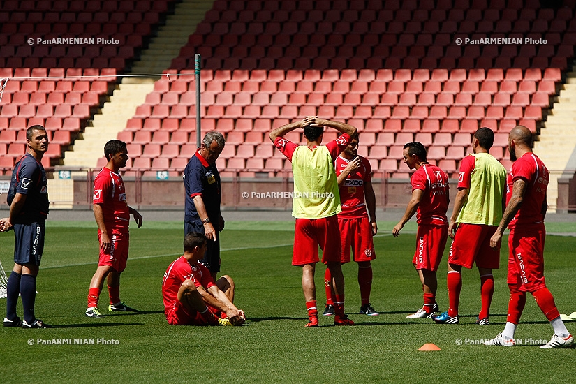 Open trainingof Malta national football team 