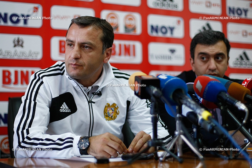 Pre-match press conference of Vardan Minasyan, head coach of the Armenia national football team