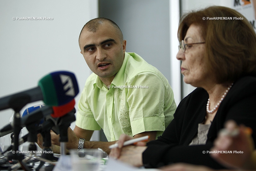 Press conference of Nature Protection Ministry representative Aida Iskoyan & lawyer Artur Grigoryan