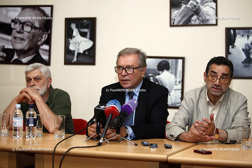 Polish producer, film director Krzysztof Zanussi's press conference
