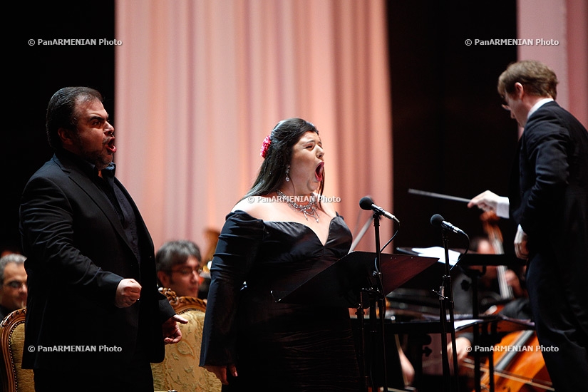  Концерт испанской оперной певицы Монсеррат Кабалье в Ереване