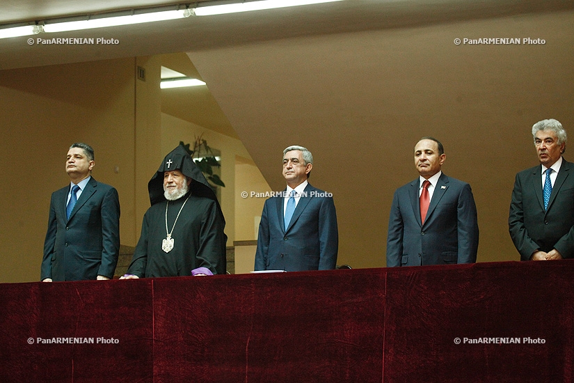 Церемония инаугурации переизбранного мэра Еревана Тарона Маргаряна