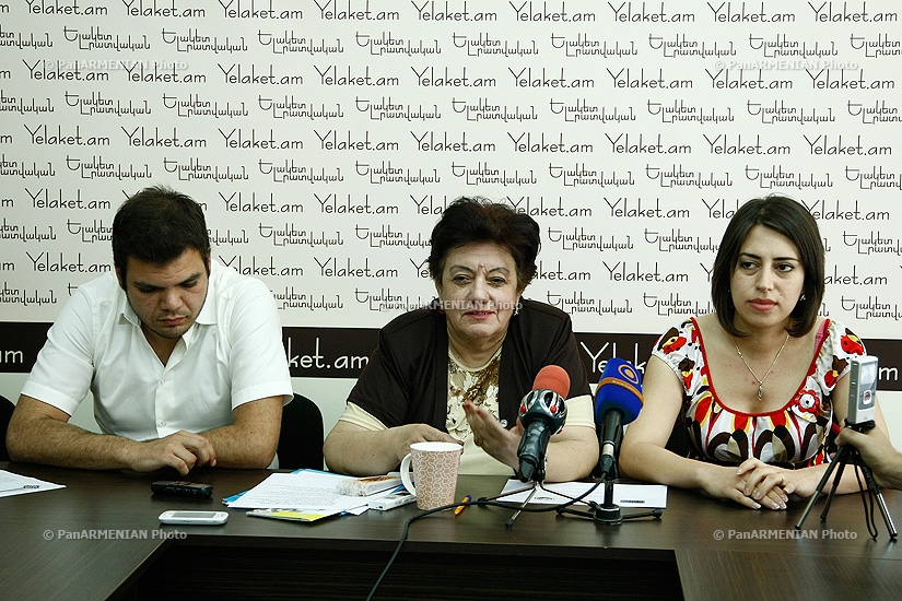 Press conference on Youth and the environmental problems in Armenia