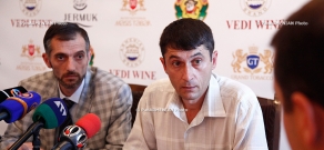 Press conference of freedom fighters Mher Mazmanyan and Rudik Nersisyan
