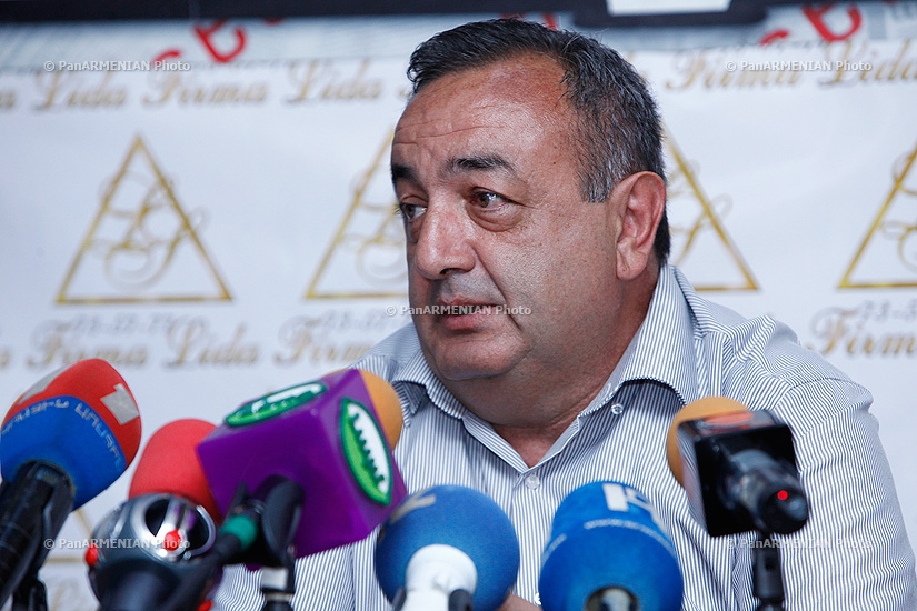  Press conference of the Armenian Public Council aviation subcommittee member Levon Ghazaryan