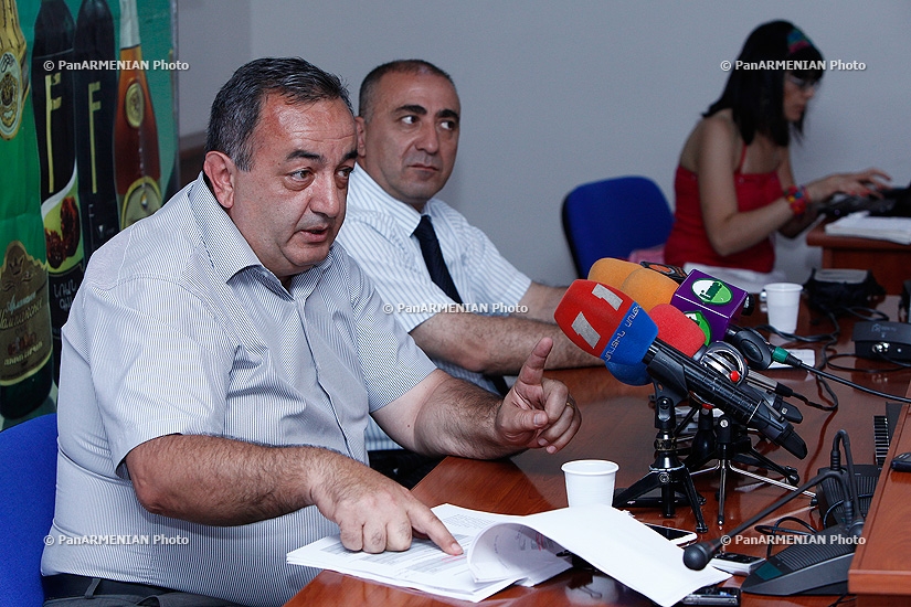  Press conference of the Armenian Public Council aviation subcommittee member Levon Ghazaryan