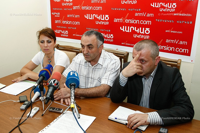 Press conference of Ani Kaghinyan and Aram Grigoryan