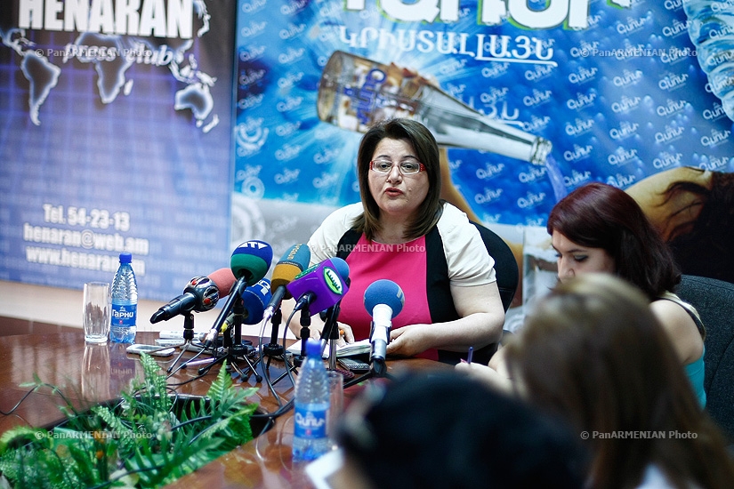 Press conference of Gayane Sahakyan, head of the Healthcare Ministry's immune/preventive national program