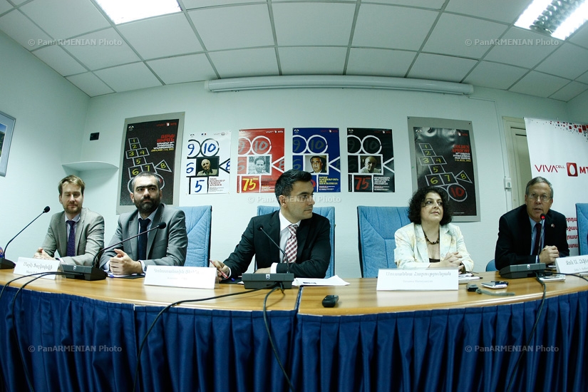 Press conference of emassies' representatives, collaborating with Golden Apricot Film Festival and artistic director of the Festival