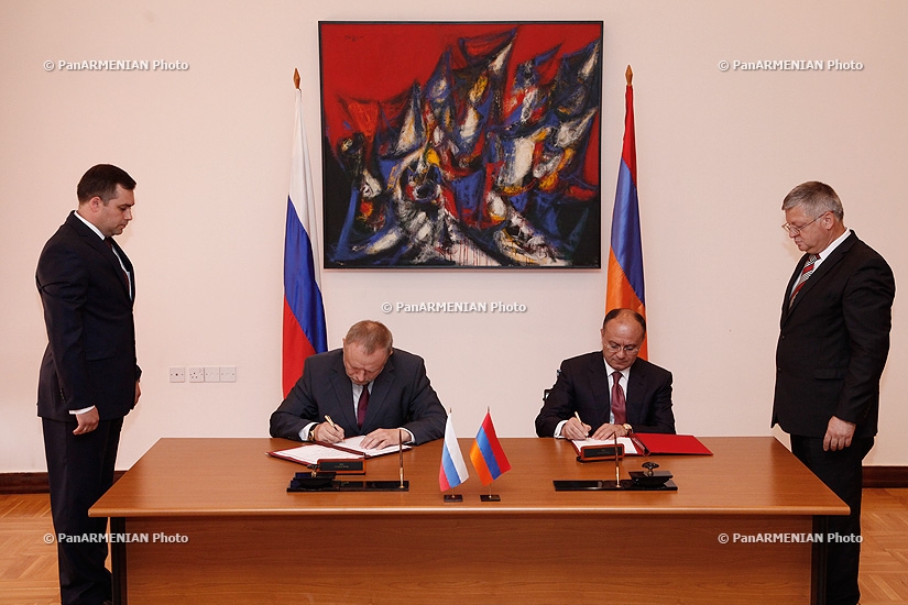 ՌԴ և ՀՀ ԱԱԽ քարտուղարների համատեղ ճեպազրույցը և կողմերի միջև համաձայնագրերի ստորագրումը