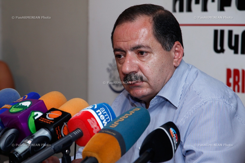 Press conference of Secretary of ARF Dashnaktsutyun parliamentary group Aghvan Vardanyan