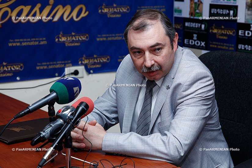 Press conference of Hayk Babukhanyan, deputy of the NA RPA faction, chairman of Constitutional Right Union