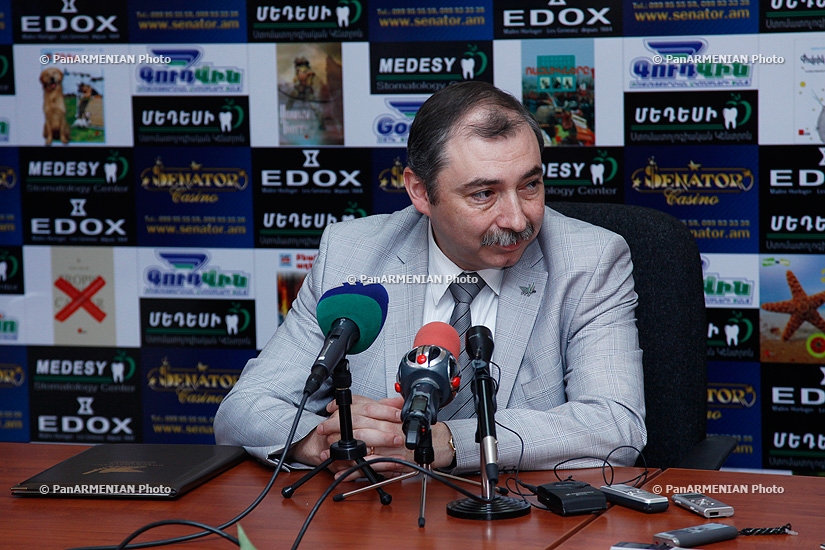 Press conference of Hayk Babukhanyan, deputy of the NA RPA faction, chairman of Constitutional Right Union