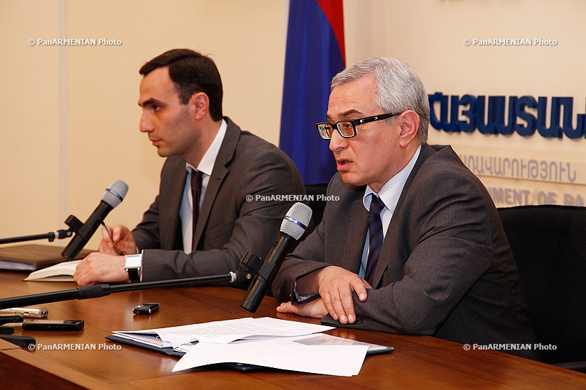 Press conference of the Deputy Minister of RA Nature Protection Simon Papyan on Control Chamber's report 