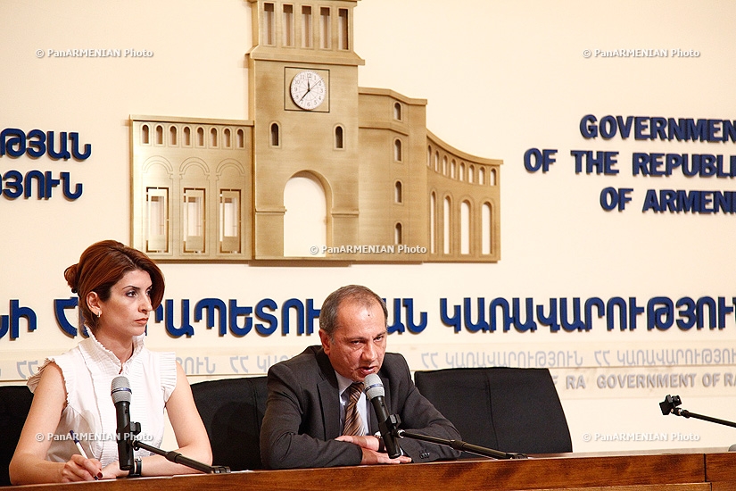 Press conference of  RA Minister of Economy Vahram Avanesyan on Control Chamber's report 