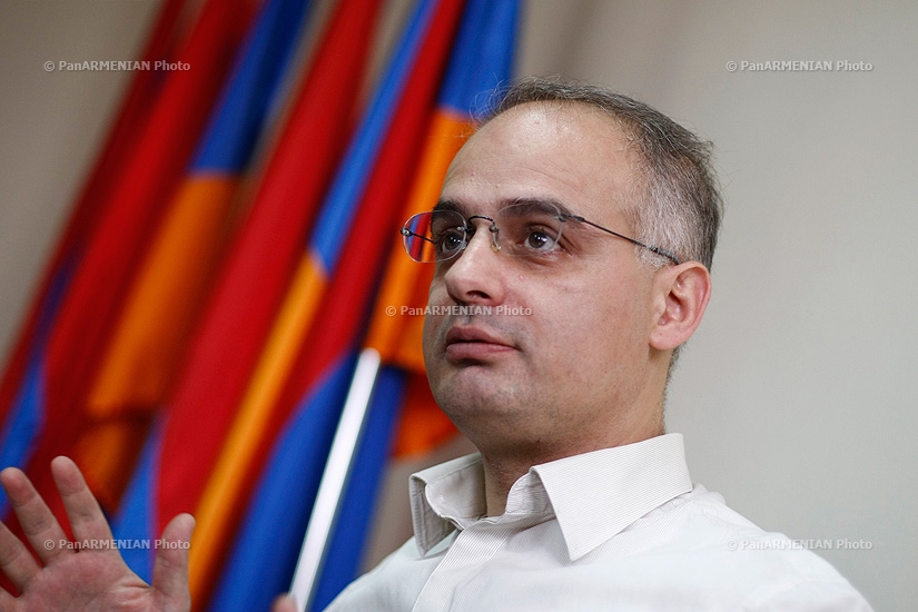 Press conference of Levon Zurabyan, the deputy leader of the Armenian National Congress (ANC)