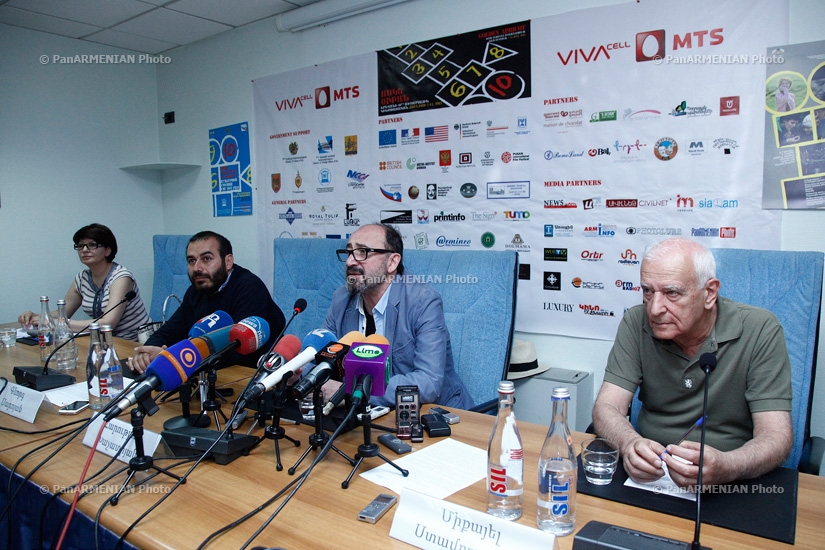 Пресс-конференция международного ереванского кинофестиваля «Золотой абрикос» перед открытием фестиваля