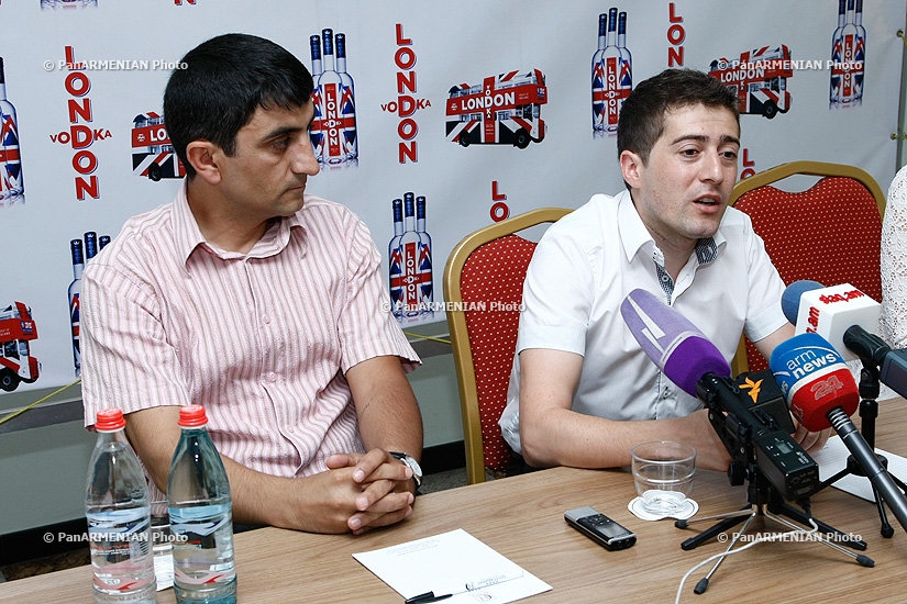 Press conference of Vrezh Kirakosyan, Armenia's representative at the International Pop Song Performers Contest Slavianski Bazaar