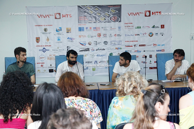 «Золотой абрикос»: Пресс-конференция Дживана Аветисяна, Арута Шатяна и Аршалухюйса Арутюняна