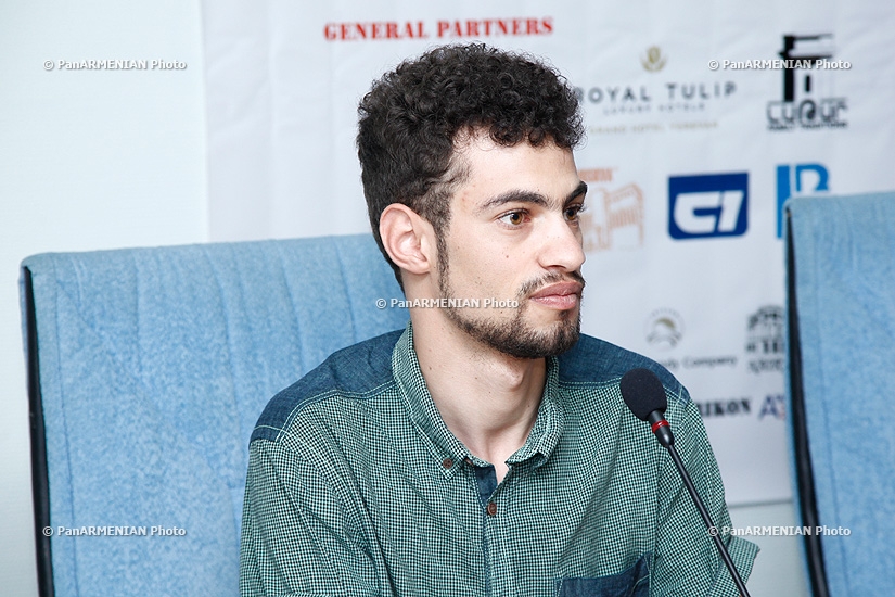 Press conference of Jivan Avetisyan, Harut Shatyan and Arshaluys Harutyunyan within the frameworks of Golden Apricot 10th Film Festival