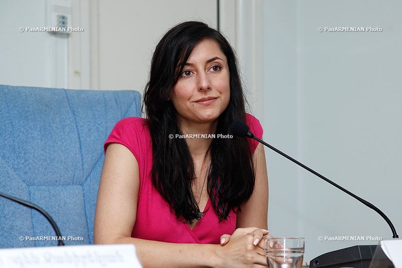 Press conference of Adrine Grigoryan and Gurgen Janibekyan within the frameworks of Golden Apricot 10th Film Festival