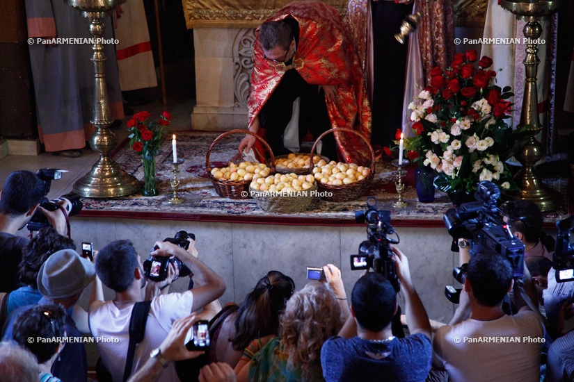 Blessing of apricots during Golden Apricot 10-th film festival