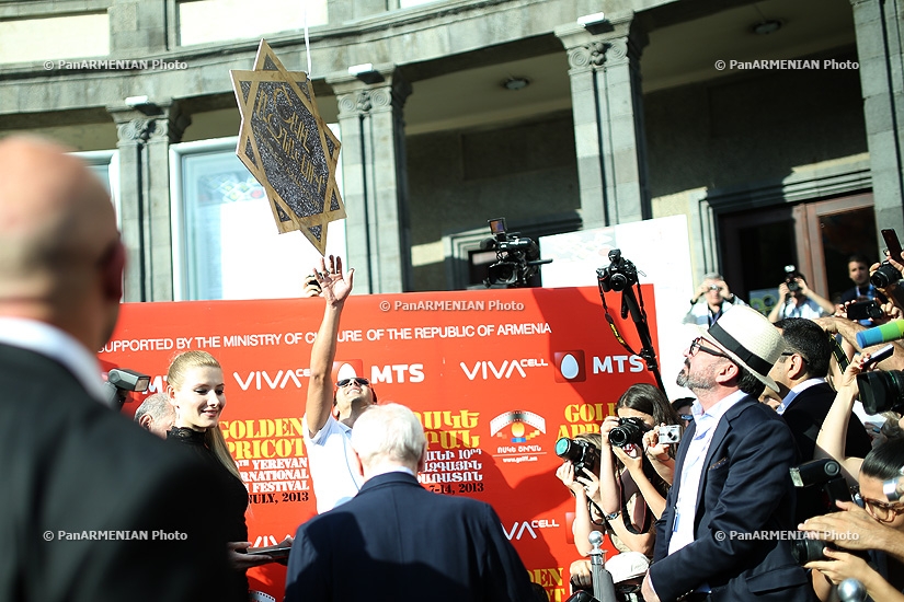 Opening of Charles Aznavour’s star takes place on Charles Aznavour Square in Yerevan