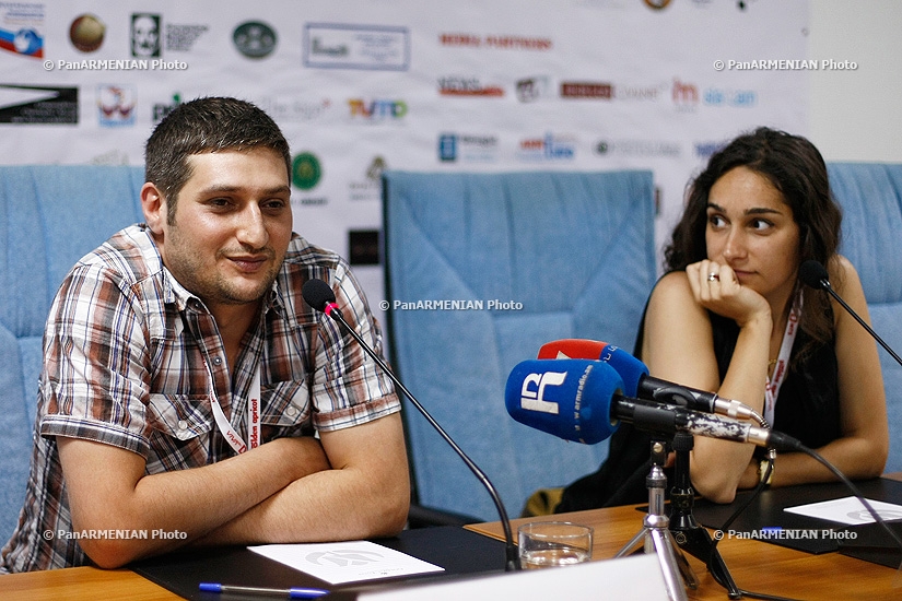 Press conference of Ara Chagharyan and Tamara Stepanyan within the frameworks of Golden Apricot 10th Film Festival