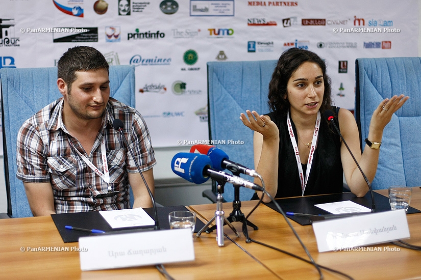 «Золотой абрикос»: Пресс-конференция Ара Чахаряна и Тамары Степанян