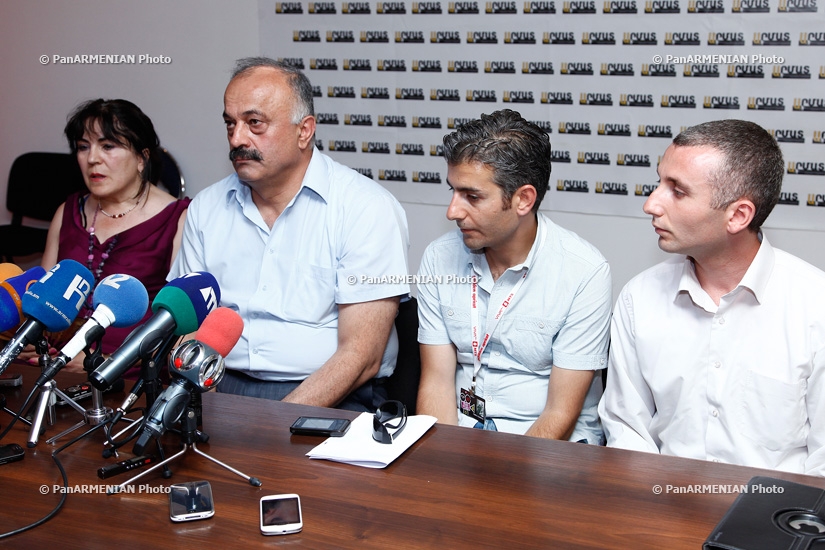 Press conference of Sedrak Mamulyan, Gevorg Mkrtchyan, Svetlana Poghosyan and Vardan Hakobyan