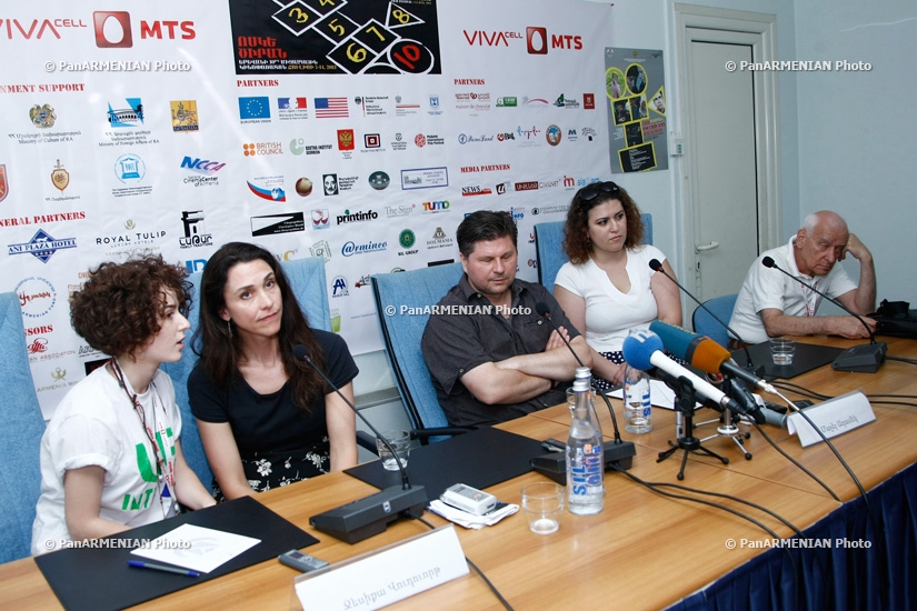 Press conference of Jessica Woodworth and Maciej Adamek within the frameworks of Golden Apricot 10th Film Festival