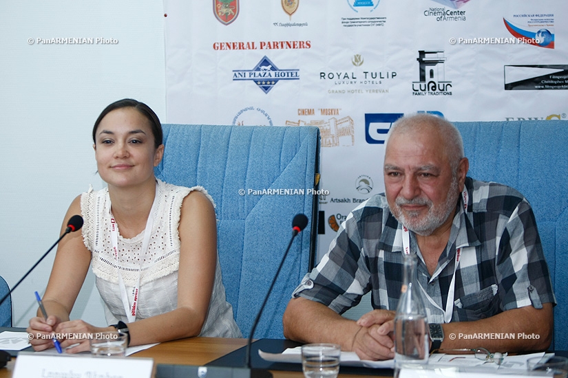 Press conference of Lawrence Perrigo  and Arto Pehlivanyan  within the frameworks of Golden Apricot 10th Film Festival