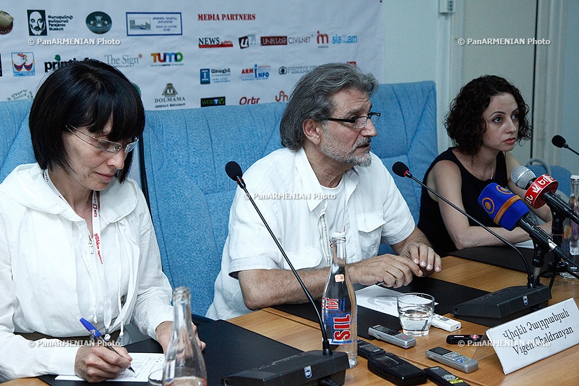 Press conference of Vigen Chaldranyan within the frameworks of Golden Apricot 10th Film Festival