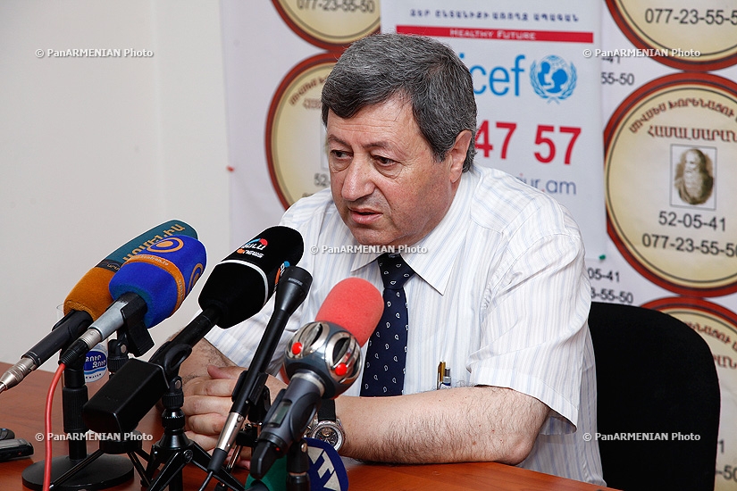 Пресс-конференция председателя Союза отечественных производителей Армении Вазгена Сафаряна