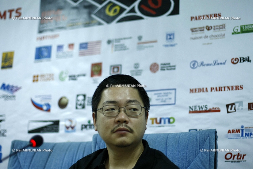 Press conference of Sanghun Park within the frameworks of Golden Apricot 10th Film Festival