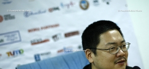 Press conference of Sanghun Park within the frameworks of Golden Apricot 10th Film Festival