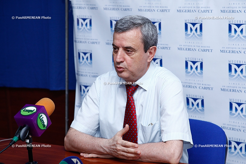 Press conference of Gagik Minasyan