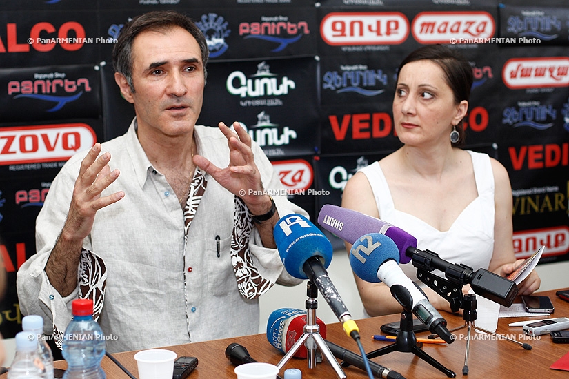 Press conference of the actor Vardan Petrosyan