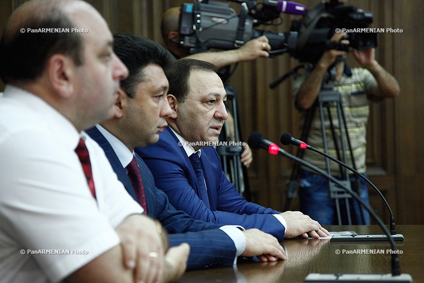 Press conference of Eduard Sharmazanov, Armenian National Assembly's Vice President 
