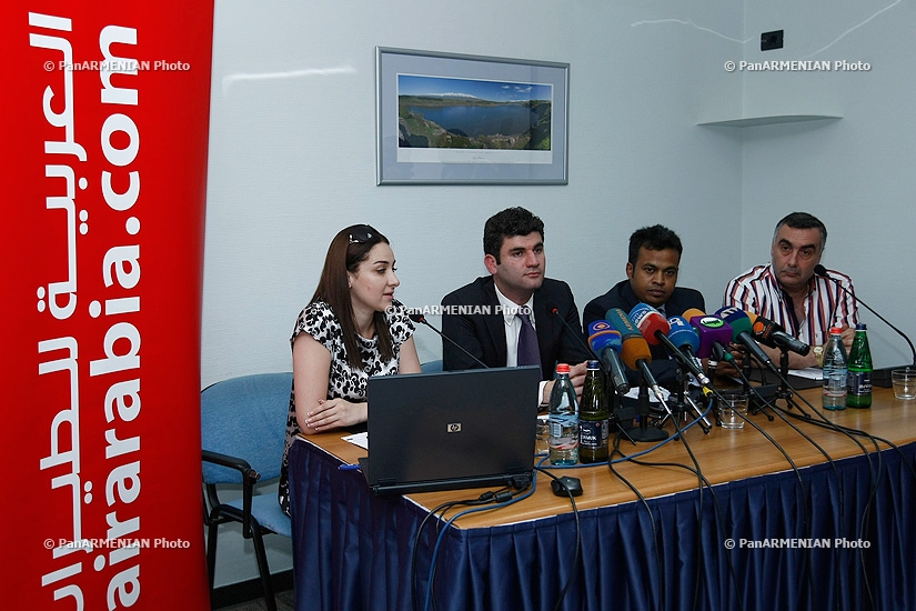 Press conference on the opening Air Arabia airline flights