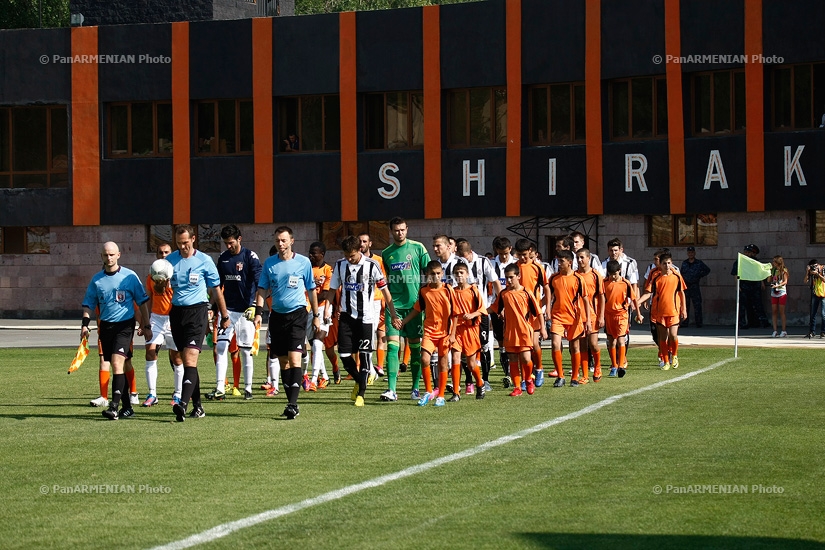 The first match of the Champions League second qualifying round between Armenia’s Shirak FC and Partizan