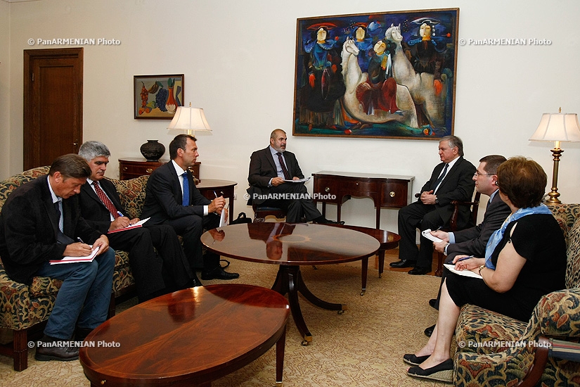 RA Minister of Foreign Affairs Edward Nalbandyan receives EU Special Representative Philippe Lefort