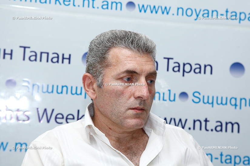 Press conference of Armenian Consumers' Association Chairman Armen Poghosyan 