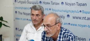Пресс-конференция главы Ассоциации потребителей Армении Армена Погосяна